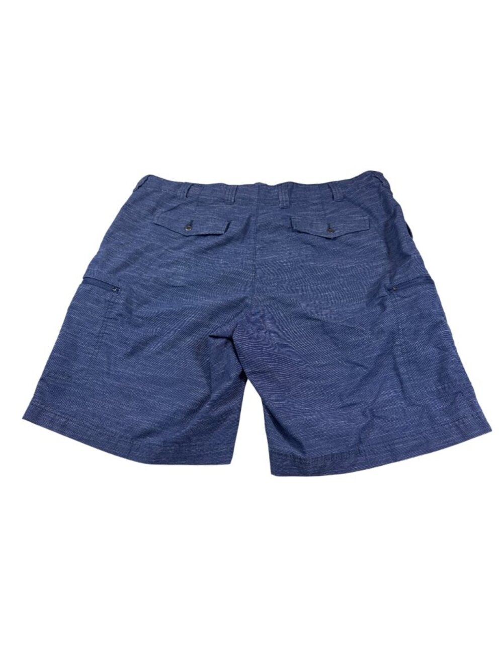 True Nation Mens Blue Cargo Shorts Button-Zip Front Size 44 (BB651) - Picture 2 of 8